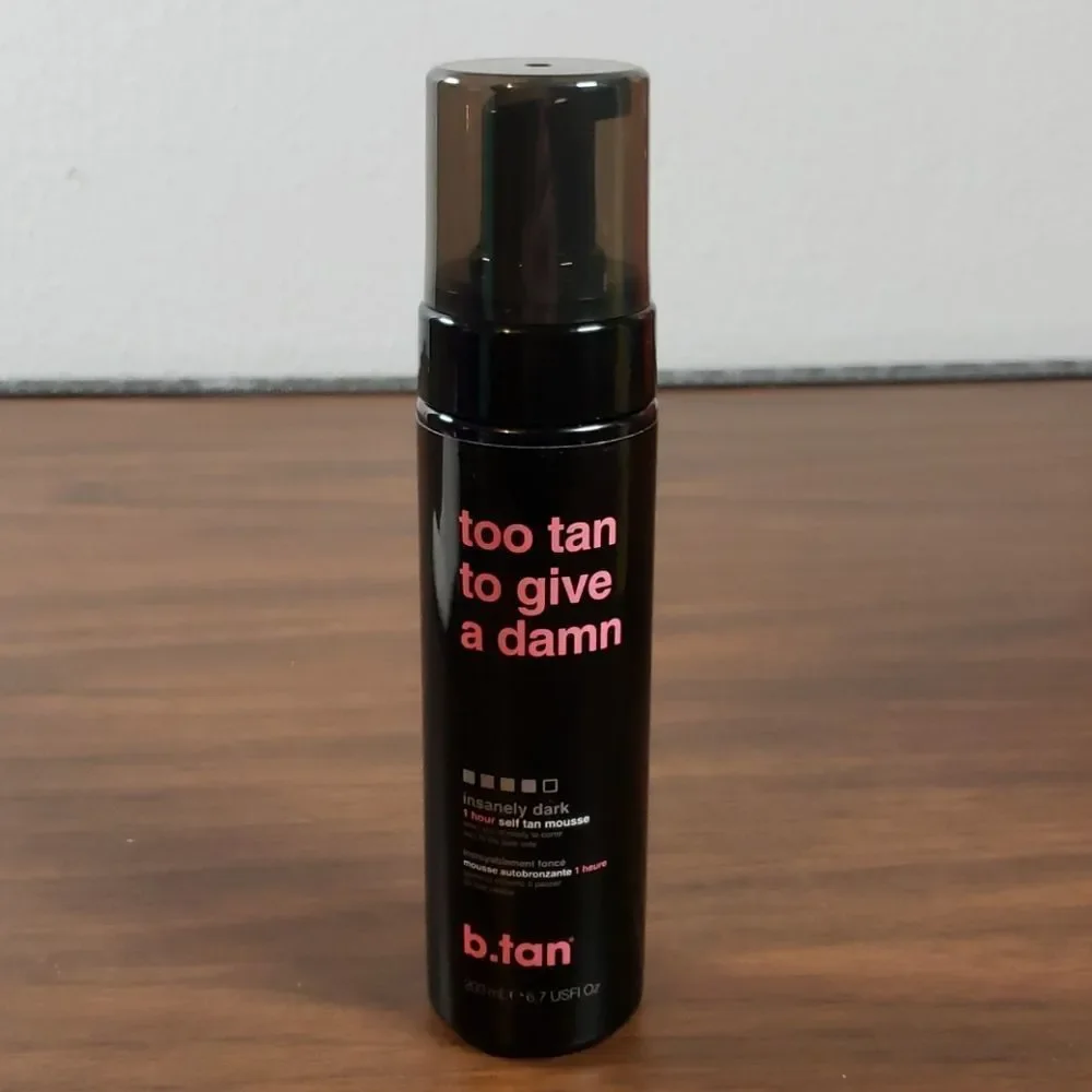 NEW Too Tan to Give a‎ Damn Self Tanner Mousse Dark